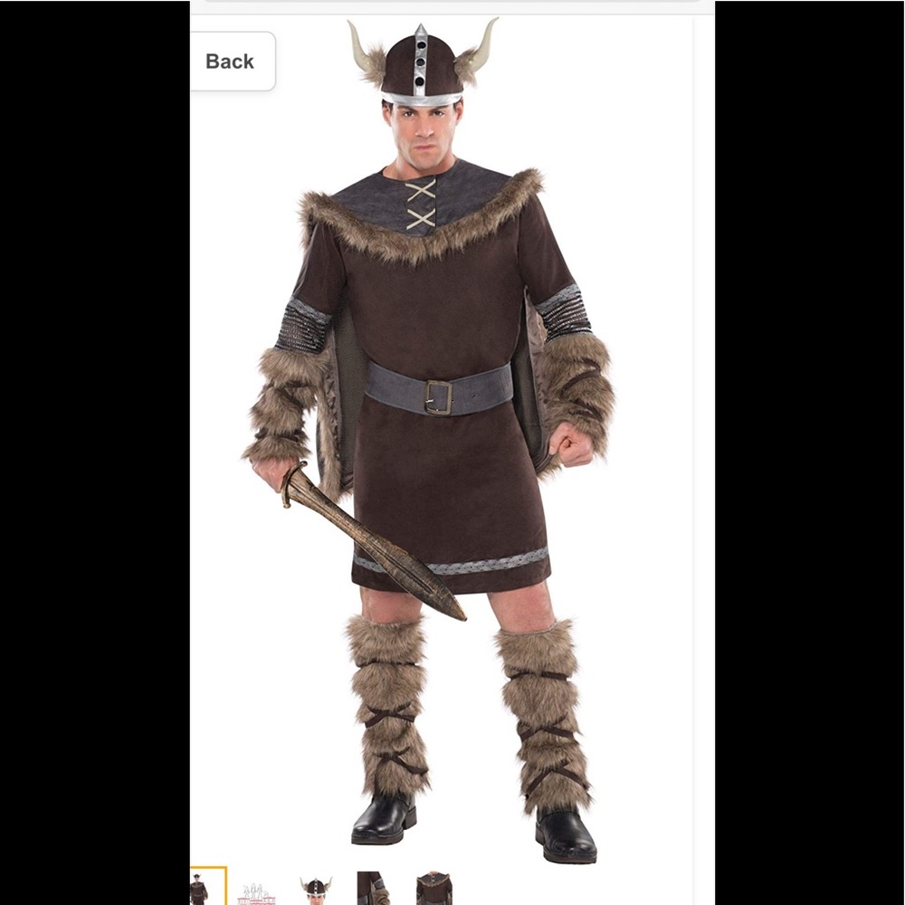 Men’s viking warrior costume